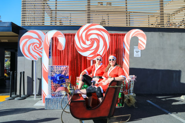 Santas looking good at the San Diego Santa Run